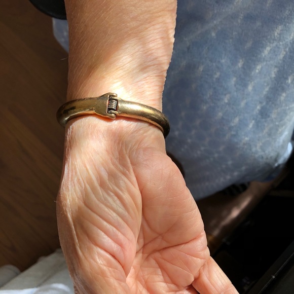 Bracelet Hinged Rhinestone - Picture 2 of 2